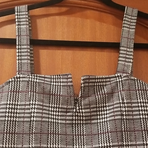Aero Plaid A-line Mini Dress, size M - Picture 3 of 9